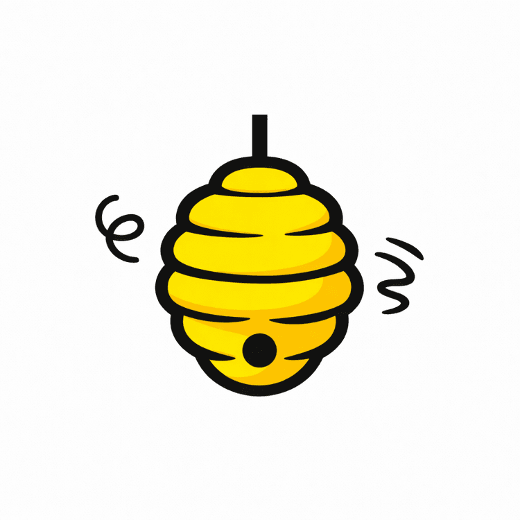 Wasp nest illustration