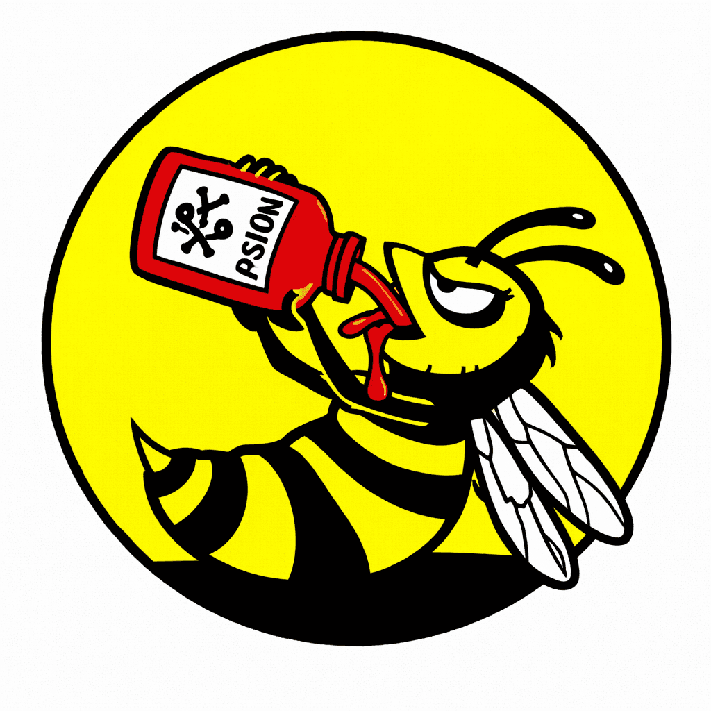 Wasp treatment illustration